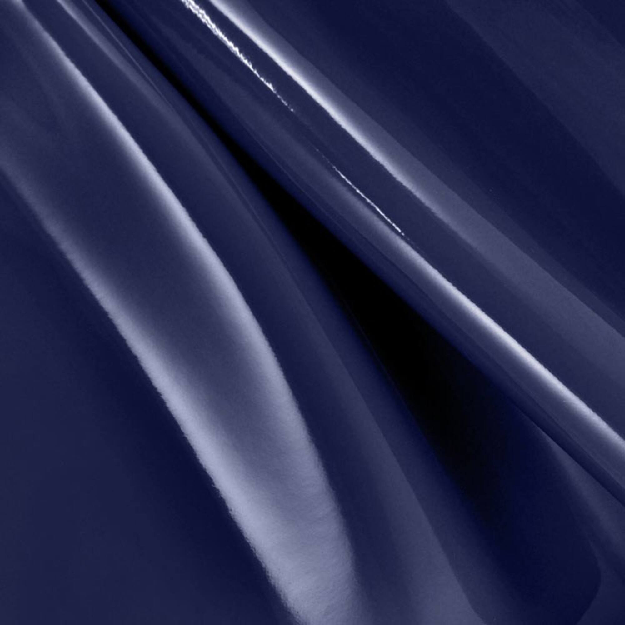 Navy Blue Patent Leather Vinyl